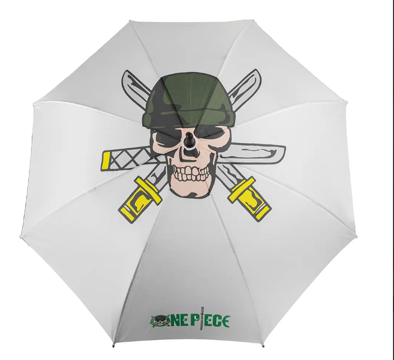 Paraguas blanco one piece zoro