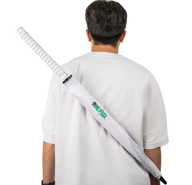 Paraguas blanco one piece zoro
