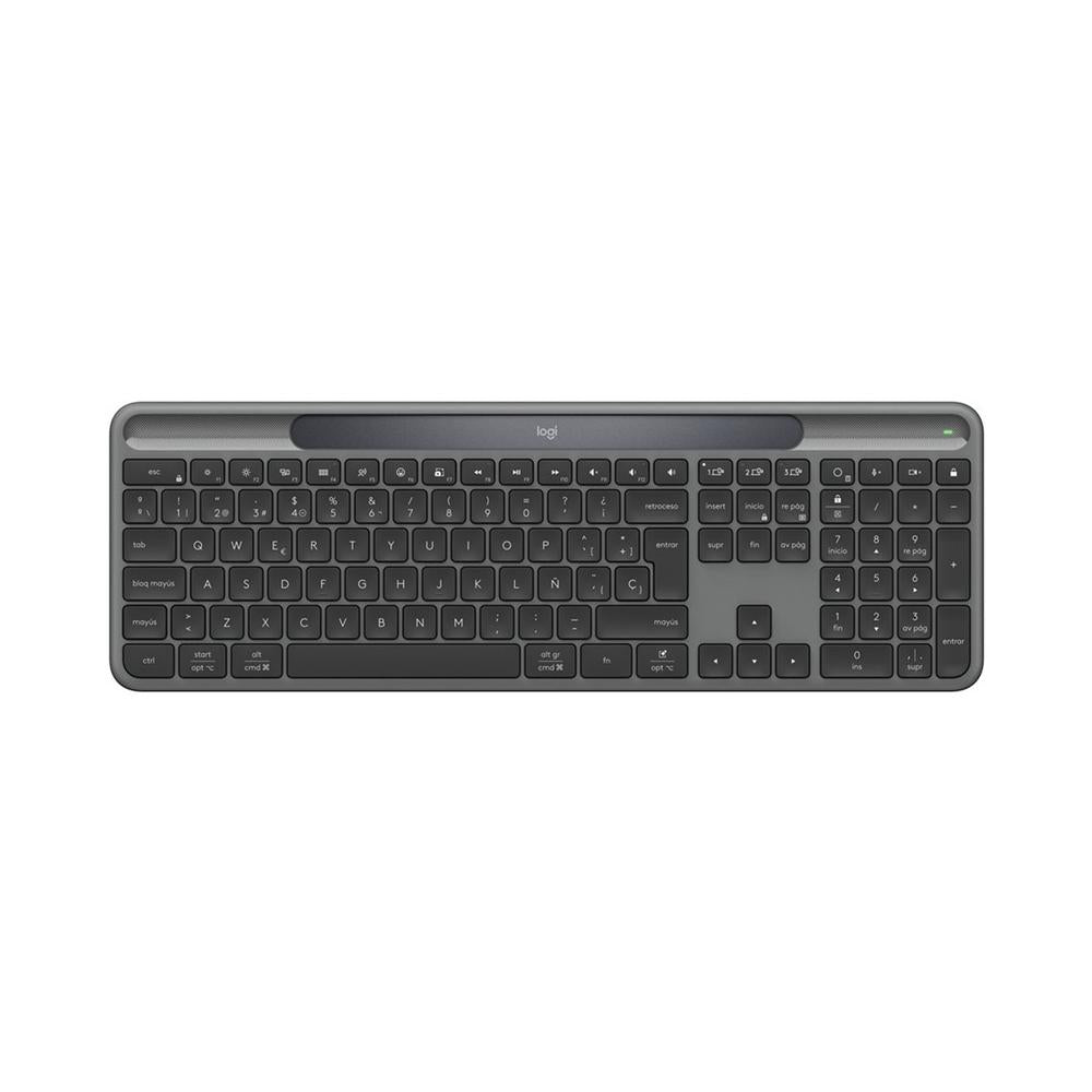 Teclado Logitech signature slim solar+ k980 for business negro