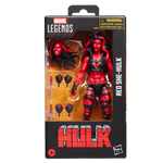 Figura hasbro marvel legends series hulk red she - hulk