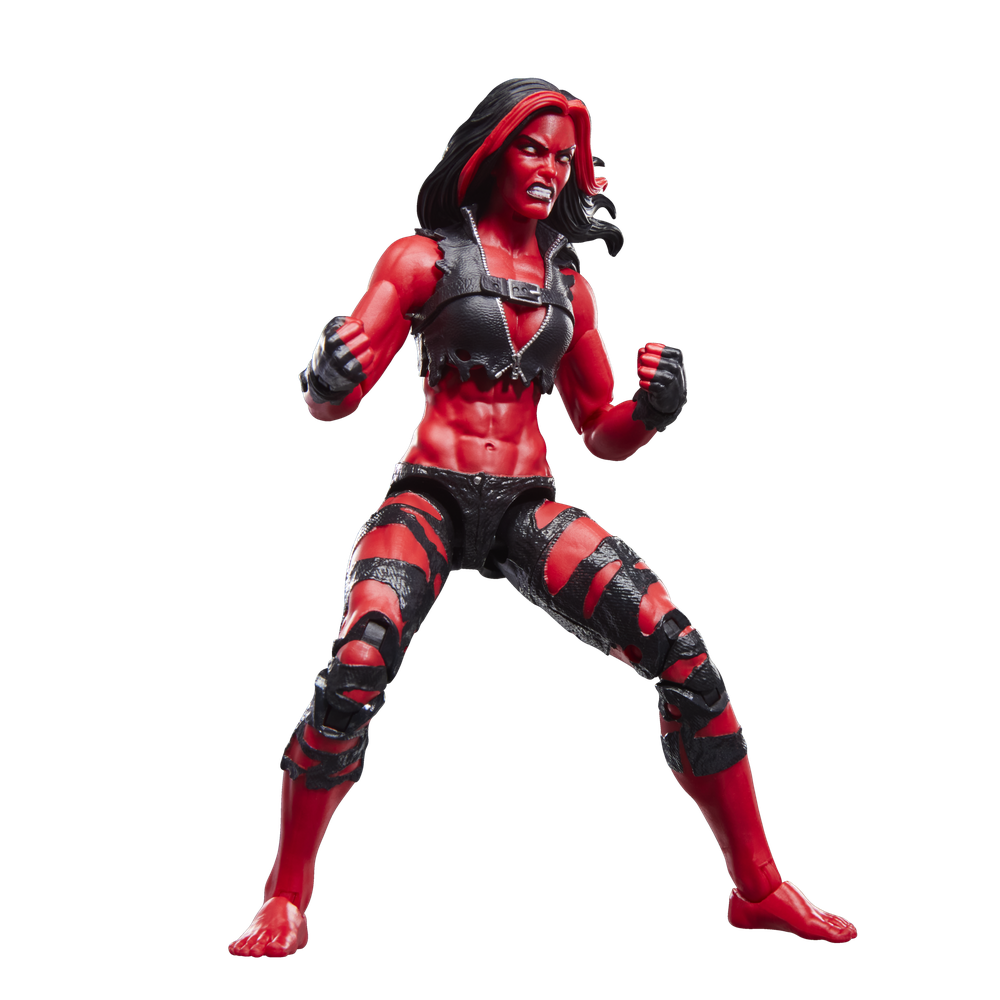 Figura hasbro marvel legends series hulk red she - hulk