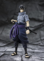 Figura tamashii nations naruto shippuden s.h.figuarts sasuke uchiha - solitary shinobi -