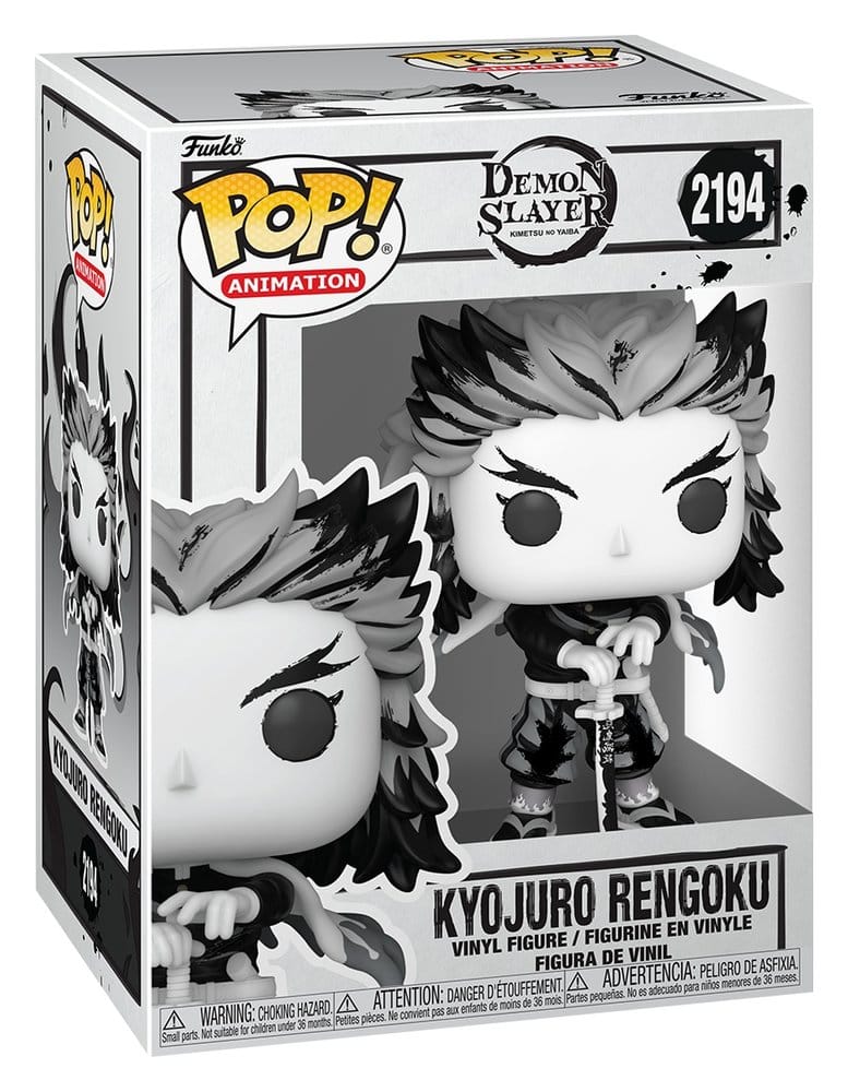 Funko pop animation demon slayer rengoku (sumi - ink)