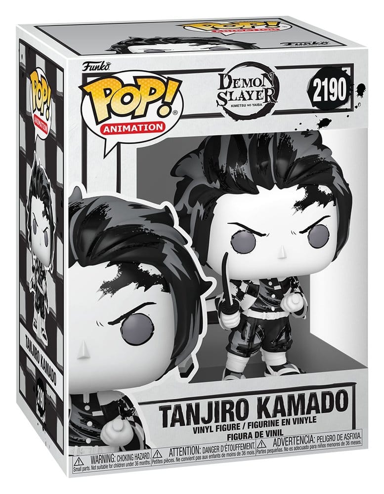 Funko pop animation demon slayer tanjiro (sumi - ink)