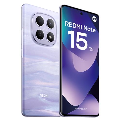 Xiaomi Redmi Note 15 5G 8GB/256GB 6,77" Púrpura detalle #purpura
