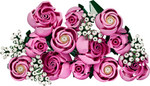 Lego botanicals ramo de rosas rosadas