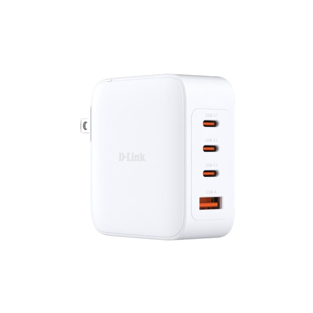 Cargador de pared d - link dcp - 101 100w 3x usb tipo c 1x usb tipo a blanco