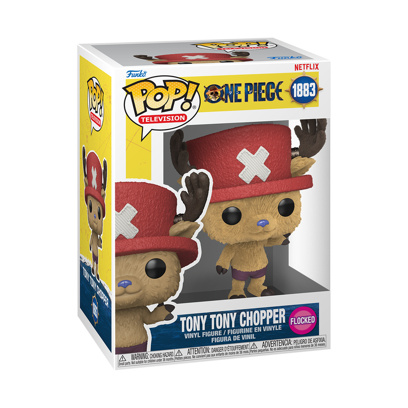 Funko pop tv: one piece tony tony chopper (flocked) (live action)