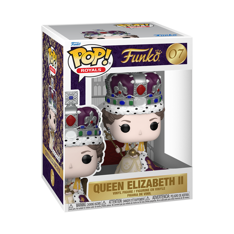 Funko pop premium reina isabel ii (coronación)