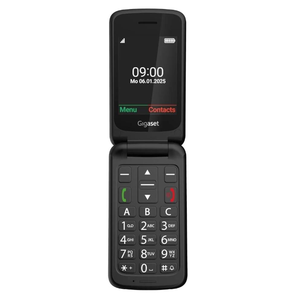 Telefono movil gigaset gl595 negro mayores