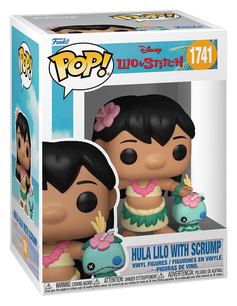 Funko pop & buddy: lilo & stitch s4 hula w - scrump