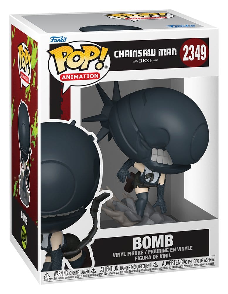 Funko pop animation chainsaw man the movie reze arc bomb