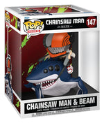 Funko pop ride deluxe chainsaw man the movie reze arc -  csm & beam