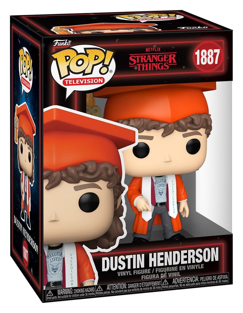 Funko pop tv stranger things dustin henderson
