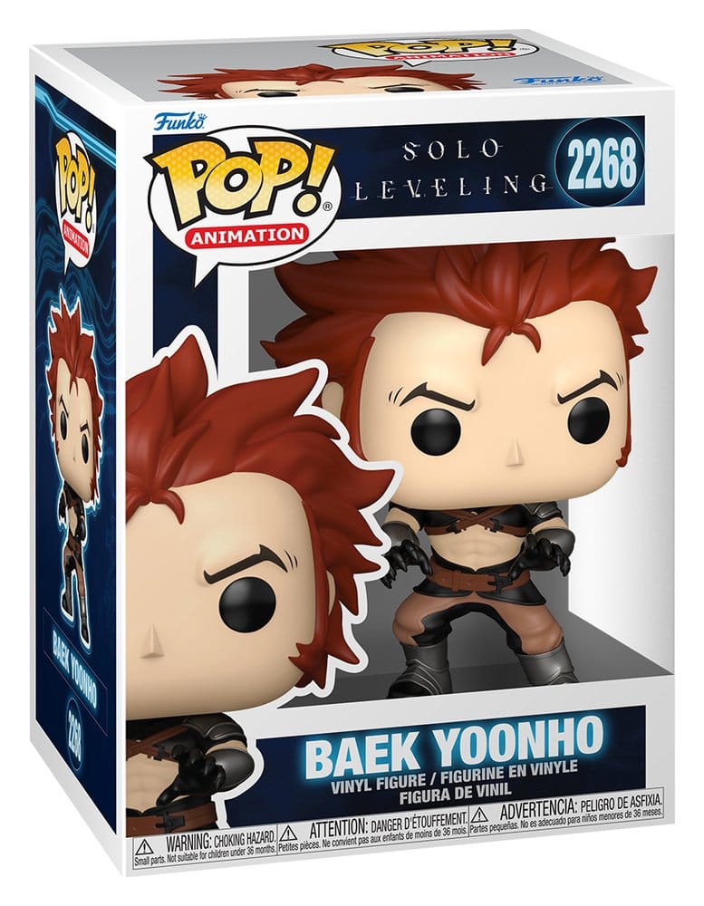 Funko pop solo leveling baek yoonho
