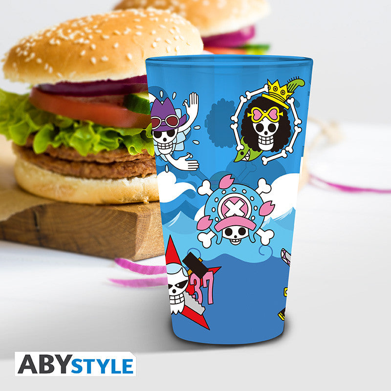Vaso grande abystyle one piece calaveras 400 ml