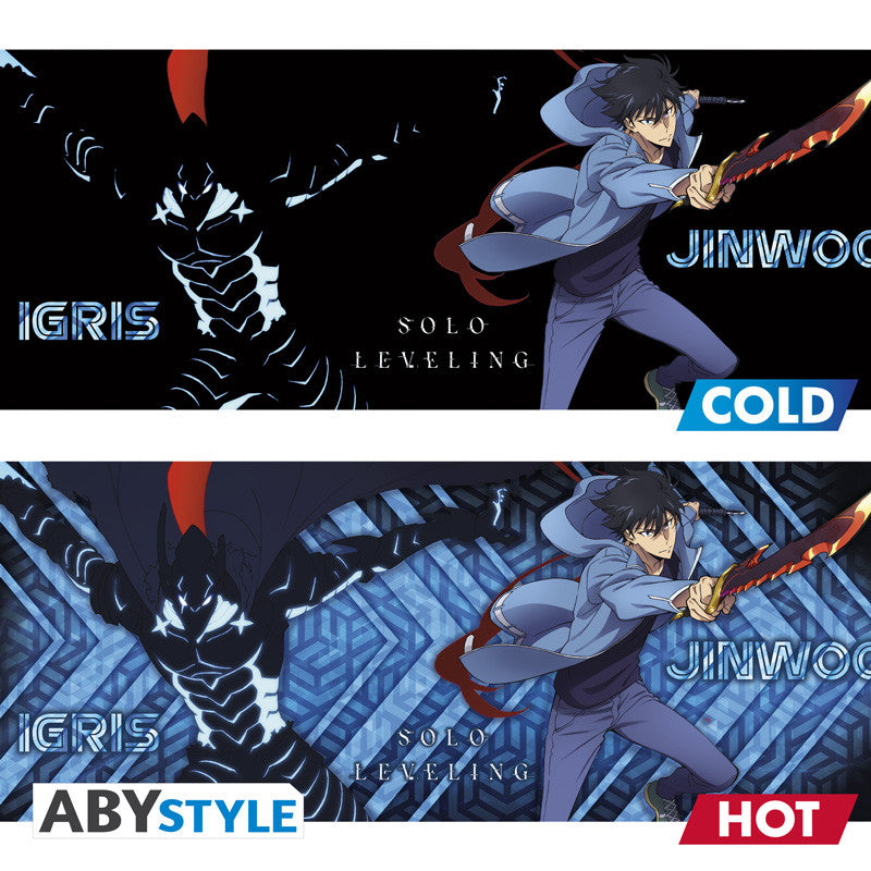 Taza termocolora solo leveling jinwoo e igris