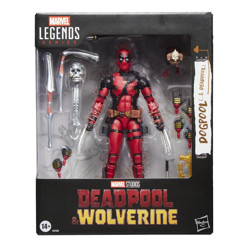 Figura hasbro marvel legends series deadpool & wolverine dogpool (& deadpool)