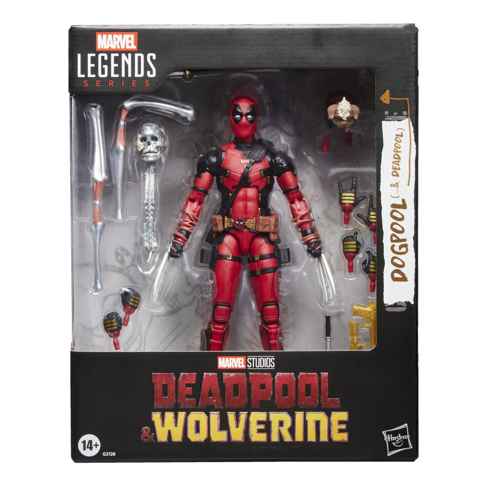 Figura hasbro marvel legends series deadpool & wolverine dogpool (& deadpool)
