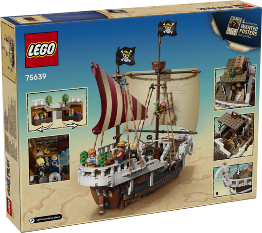 Lego one piece netflix barco pirata