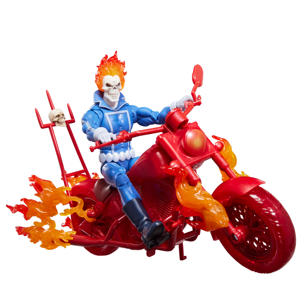 Figura hasbro marvel legends series ghostrider and bike classic pk