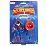 Figura hasbro marvel legends series secret wars spider - man (alien costume)