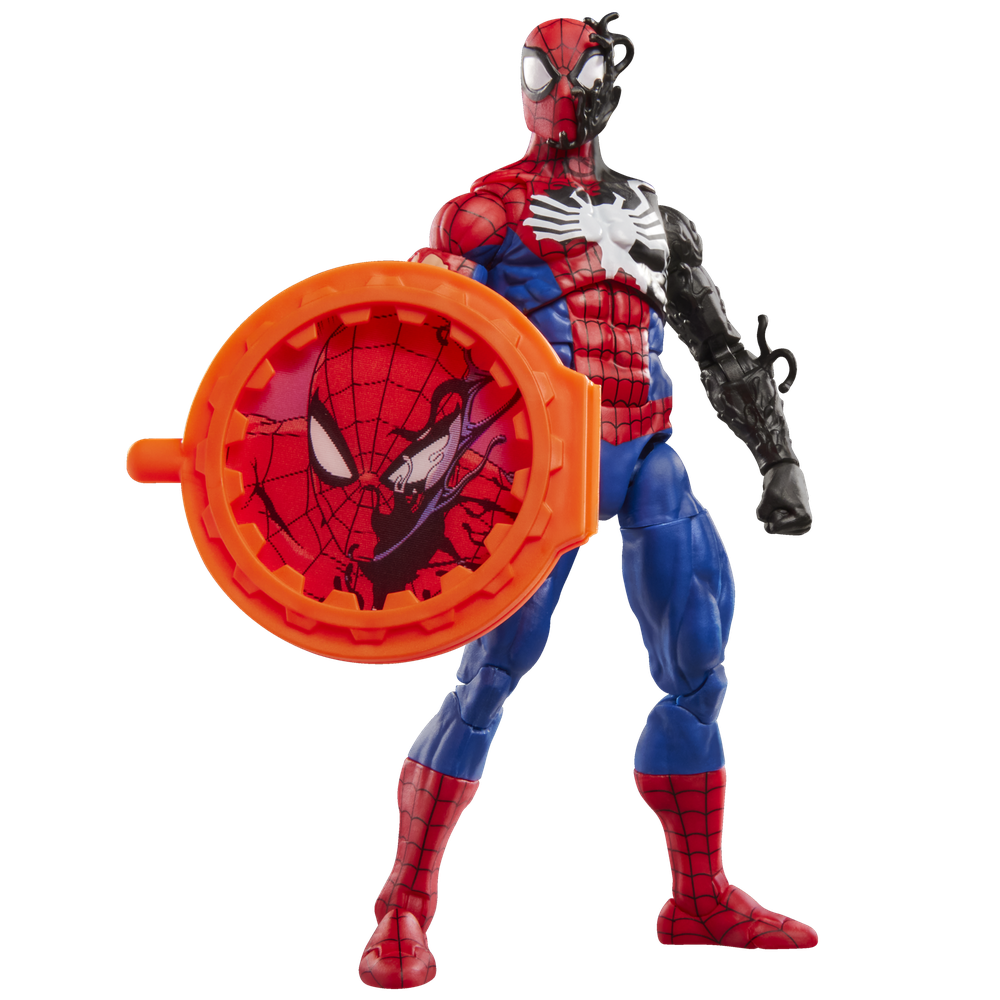 Figura hasbro marvel legends series secret wars spider - man (alien costume)
