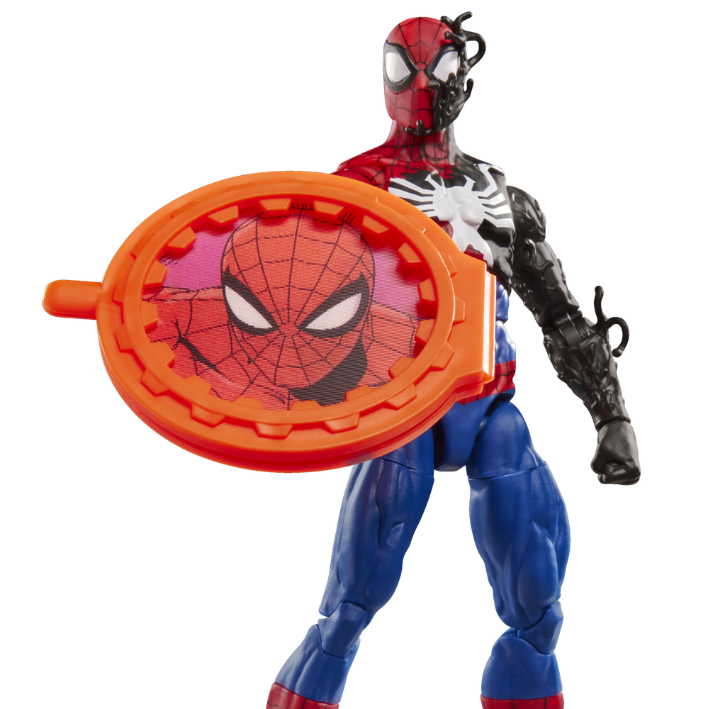 Figura hasbro marvel legends series secret wars spider - man (alien costume)