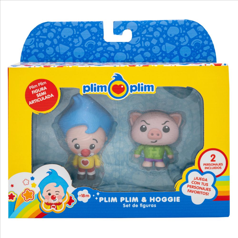 Pack de 2 figuras de plimplim gimnasta -  & hoogie