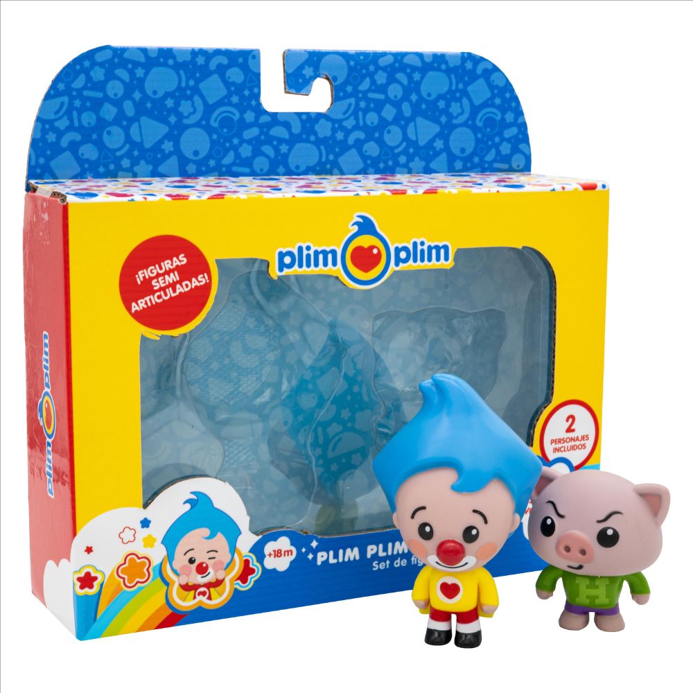 Pack de 2 figuras de plimplim gimnasta -  & hoogie