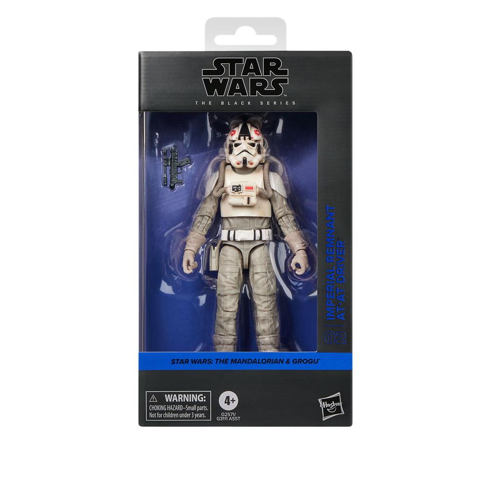 Figura hasbro star wars the black series the mandalorian & grogu imperial remnant at - at driver