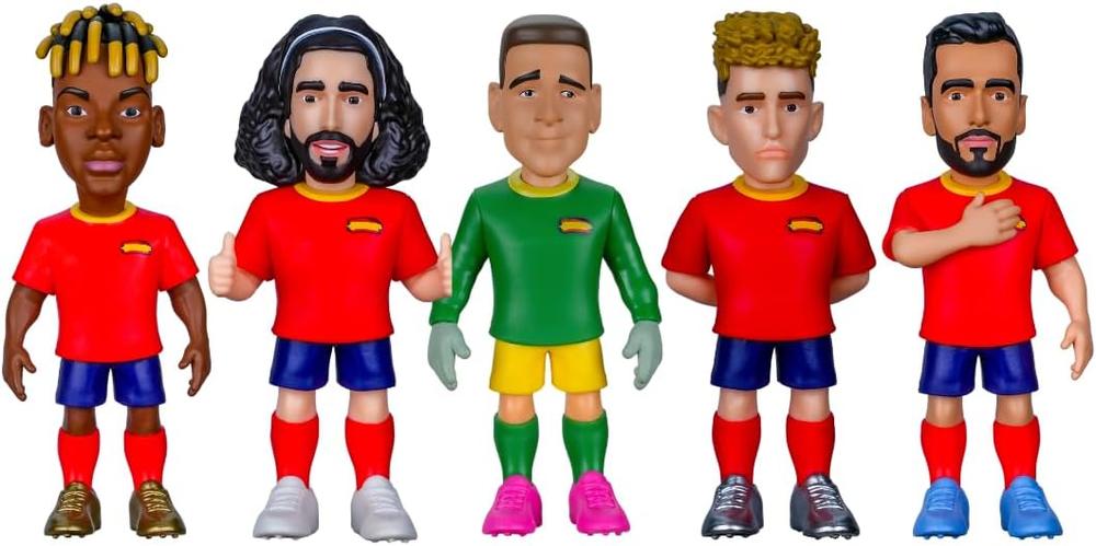 Minix españa mundial pack 5 jugadores