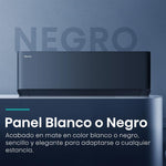 Aire acondicionado split hisense uni pure clase a+++ - a++ 3010fg - h 3354 kcal - h wifi negro