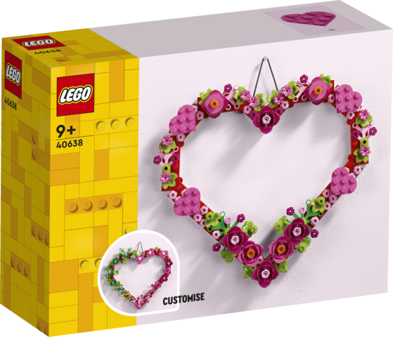 Lego corazón decorativo