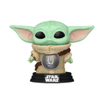 Funko pop star wars grogu with mudhorn chest armor