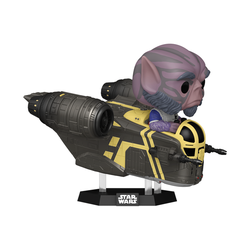Funko pop star wars rides deluxe zeb orrelios en la razor crest