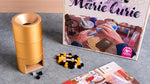 Juego de mesa tras los pasos de marie curie