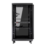 Armario rack de suelo 19 pulgadas phasak pro 27u negro 600x600 montado pho 6627