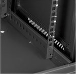 Armario rack de suelo 19 pulgadas phasak pro 27u negro 600x600 montado pho 6627