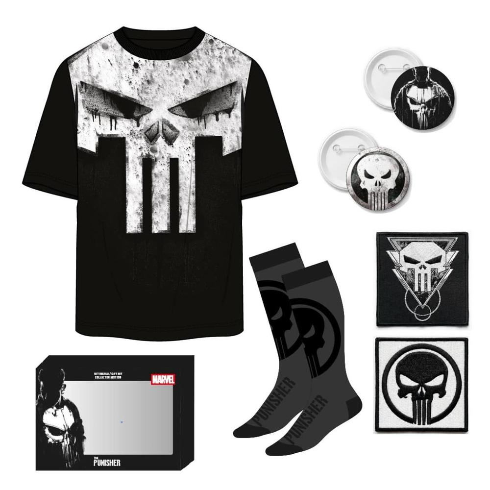 Camiseta corta single jersey set punisher xl