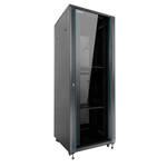 Armario rack de suelo 19 pulgadas phasak pro 42u negro 600x800 montado