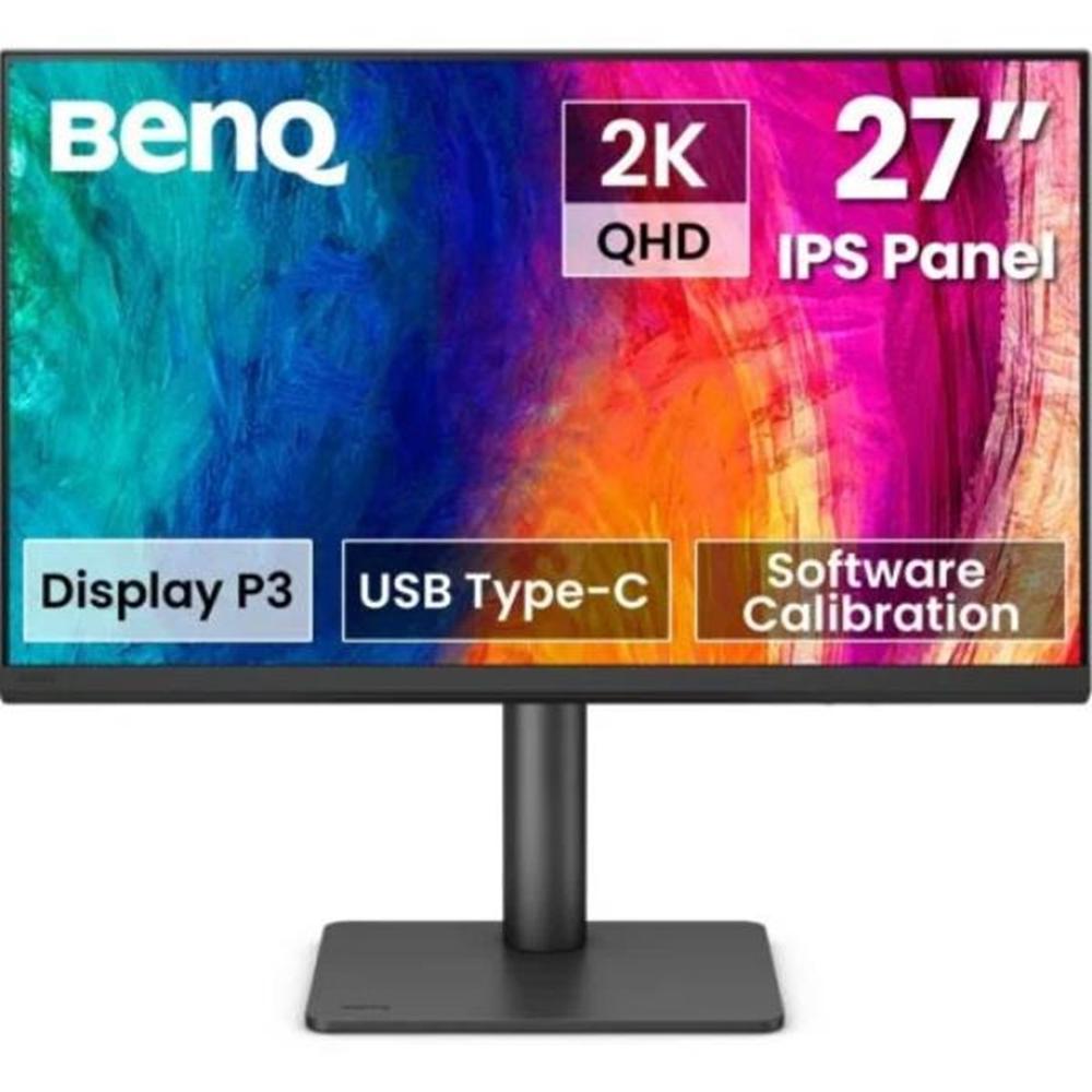 Monitor led 27 pulgadas benq pd2706qn ips -  qhd -  dp -  hdmi -  usb tipo c -  100hz -  5ms -  vesa 100x100