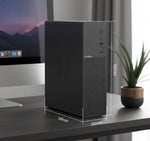 Caja ordenador coolbox matx slim t100 usb - c 3.2 gen1 full metal s - fte + 1 vent. 90mm