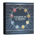 Nacidos de la bruma fichas de metal