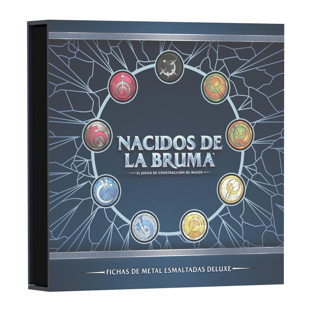 Nacidos de la bruma fichas de metal
