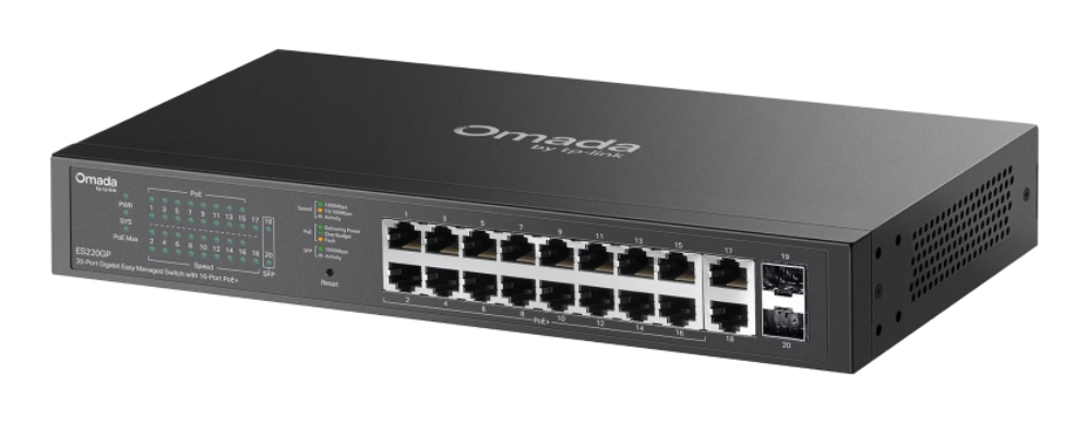 Switch omada es220gp 20 puertos