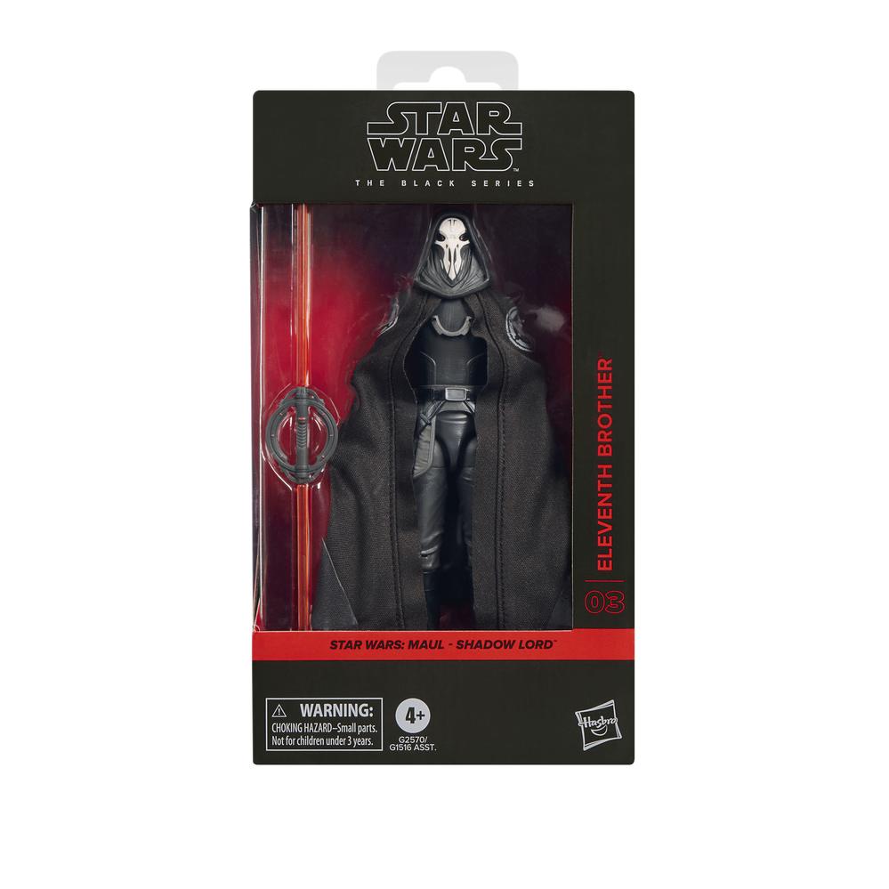 Figura hasbro star wars the black series maul -  shadow lord eleventh brother