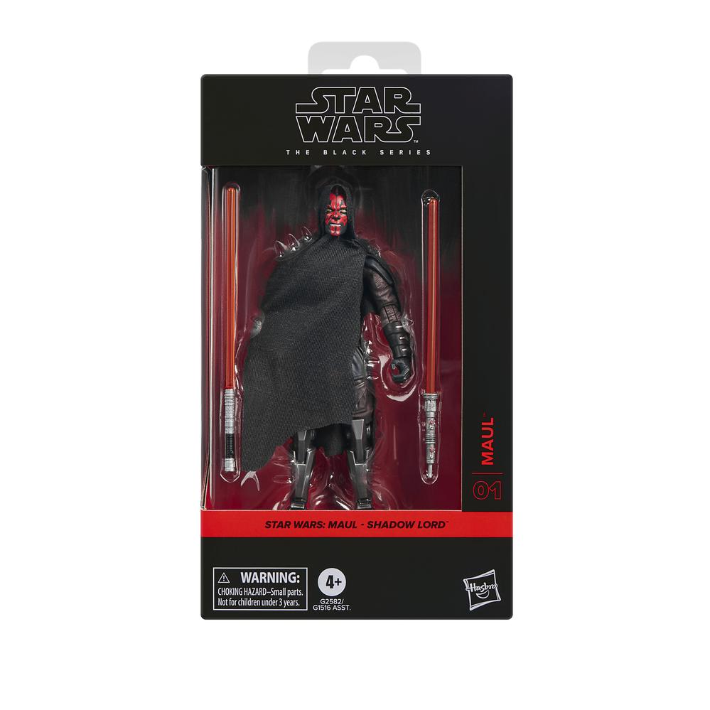 Figura hasbro star wars the black series maul -  shadow lord maul