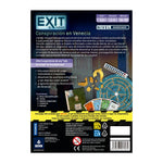 Juego de mesa exit: conspiración en venecia