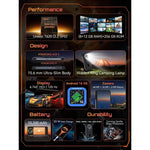 Telefono movil smartphone cubot kingkong ace 5 6.75 pulgadas - 8gb -  256gb - 10200 mah